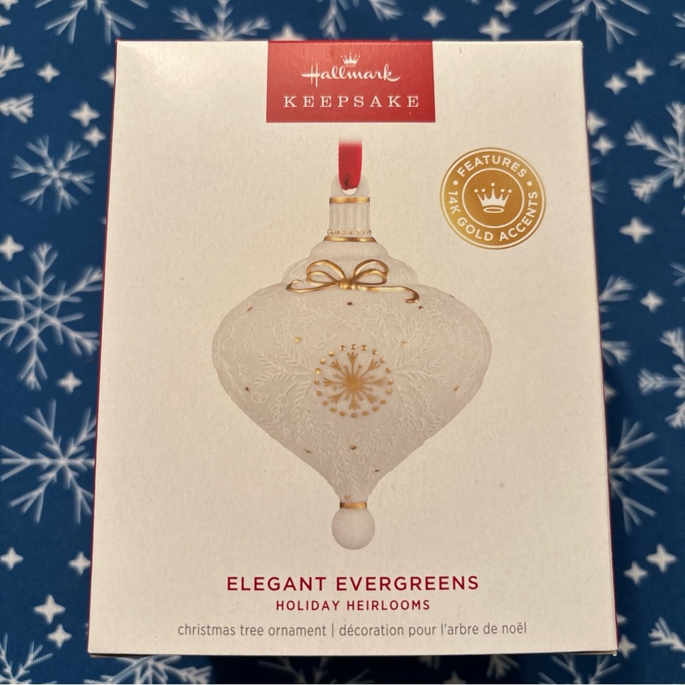 Hallmark Keepsake Elegant Evergreens Ornament